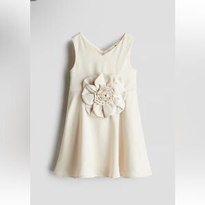 H&M limited edition Cream Floral Kids Dress